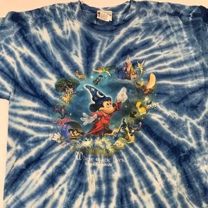 Vintage Walt Disney World Wizard Mickey T Shirt